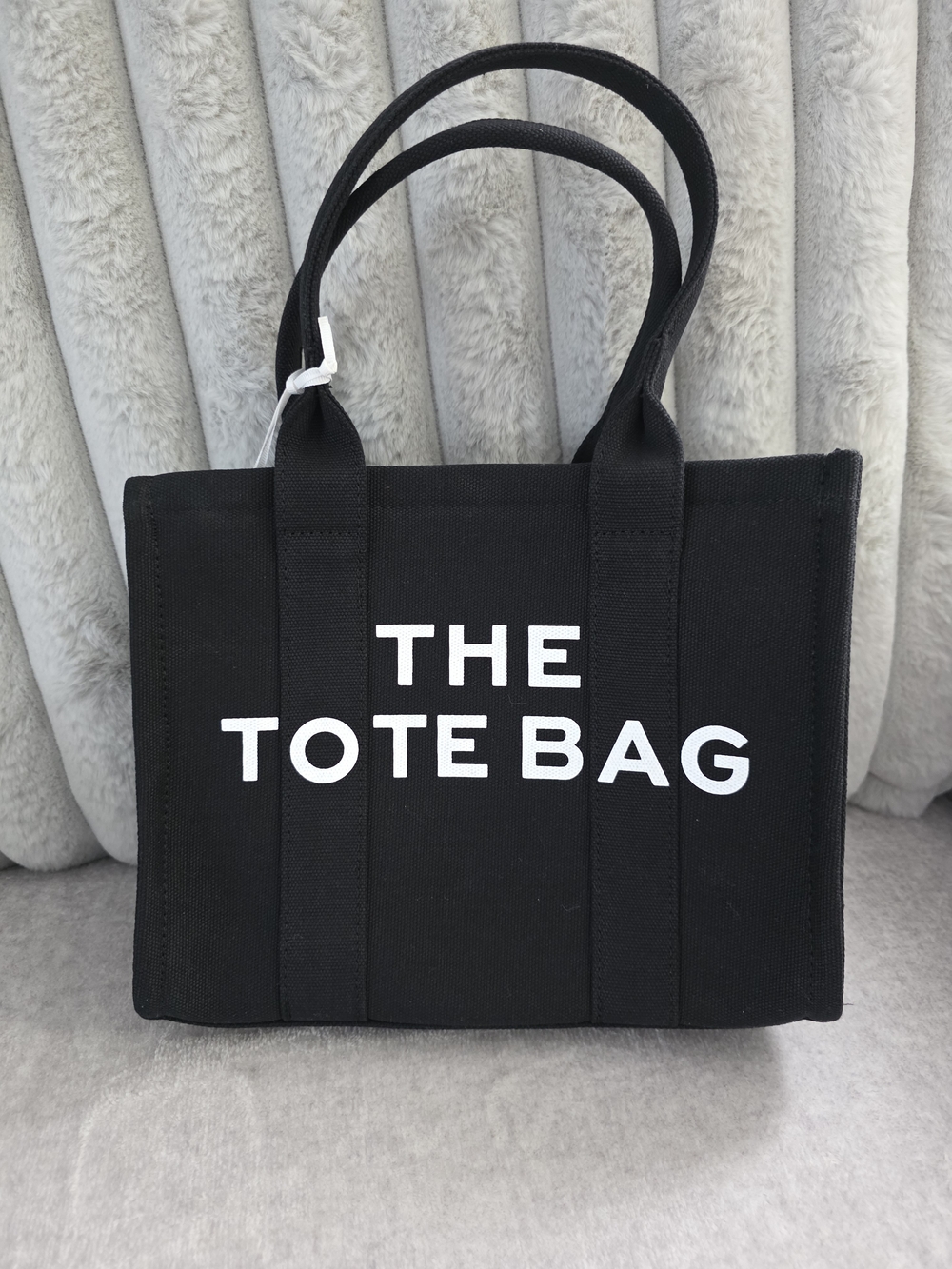Black 'The Tote Bag' Canvas Tote